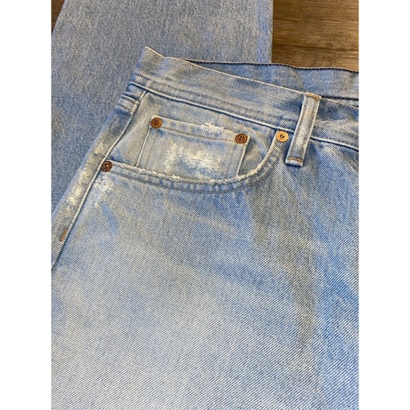 Citizens of Humanity‎ Mens Lightwash Distressed Button Fly Jeans, 32 - Picture 10 of 14